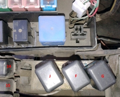 Mitsubishi Libero (1991-2000) - sigorta kutusu
